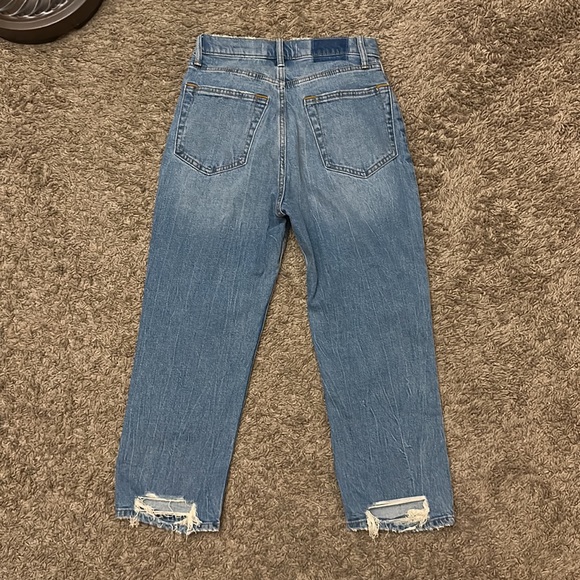 Abercrombie & Fitch Curve Love Ankle Straight Ultra High Rise NWT - Picture 6 of 6